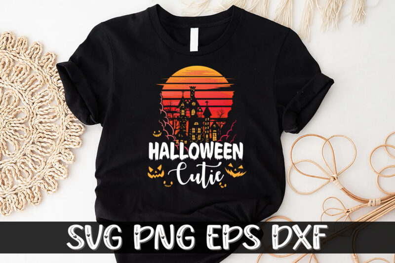 Halloween Cutie Shirt Print Template