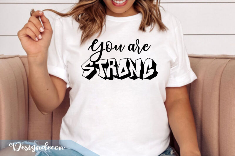 Inspirational Motivational quotes Typography bundle t shirt svg vol.1