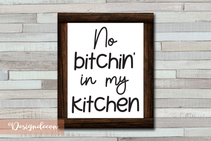 Funny Kitchen Sayings lettering bundle svg vol.1