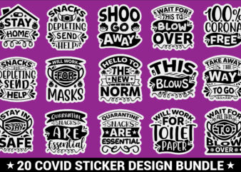 Sticker Bundle /20 Designs