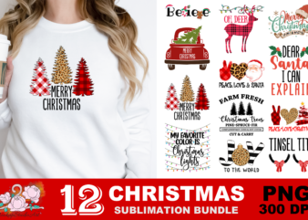 Merry Christmas Joy PNG Sublimation Design