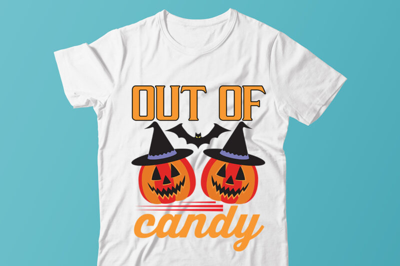 Halloween T-shirt Design Bundle