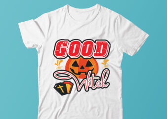 Good Witch Halloween T-shirt Design