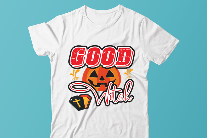 Good Witch Halloween T-shirt Design