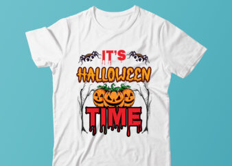 it’s Halloween Time ,Halloween T-shirt Design