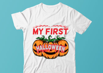 My First Halloween ,Halloween T-shirt Design