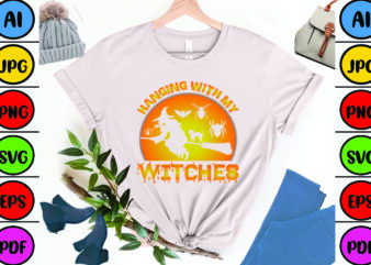 Hanging with My Witches graphic t shirt