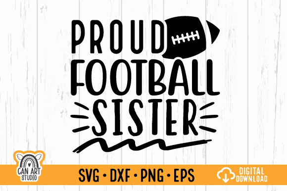 Football sister svg bundle t shirt design