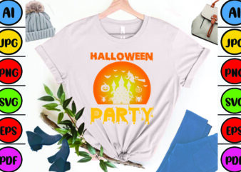 Halloween Party graphic t shirt