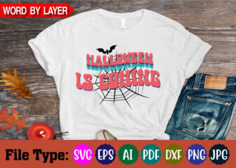 halloween is coming-SVG CUT FILE graphic t shirt