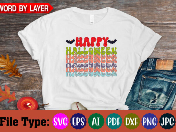 Happy halloween svg cut file graphic t shirt