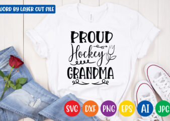 Proud hockey grammy svg vector t-shirt design