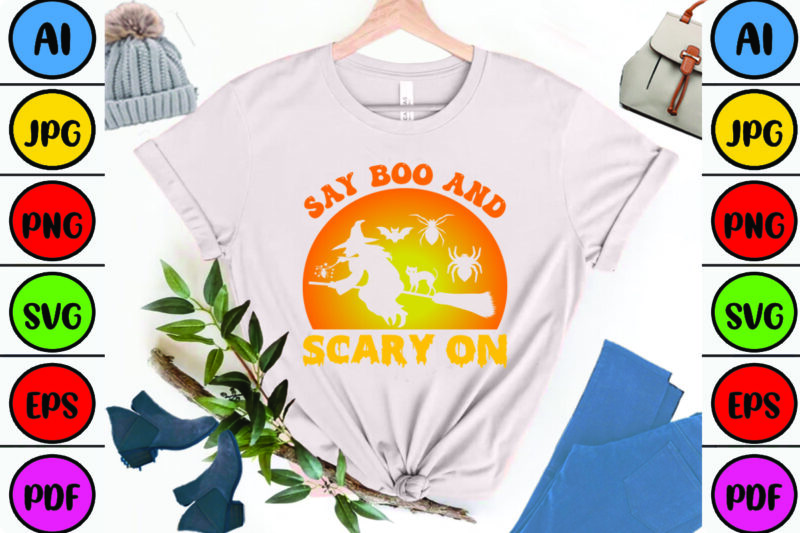 Say Boo and Scary on