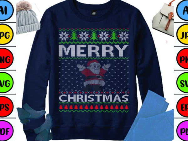 Merry christmas t shirt designs for sale