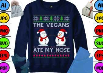 The Vegans Ate My Nose t shirt designs for sale