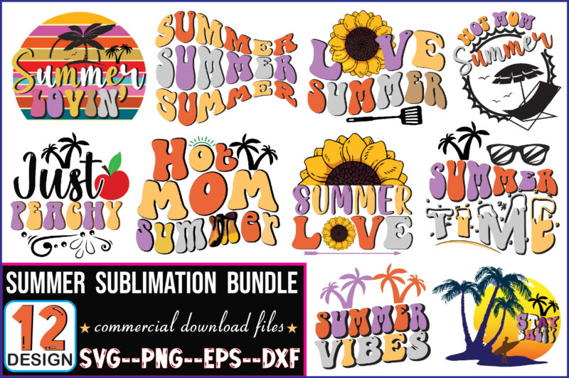 Retro Summer Sublimation Bundle