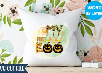 My First Boo Sublimation, Happy Halloween, Matching Family Halloween Outfits, Girl’s Boy’s Halloween Shirt, t shirt designs for sale