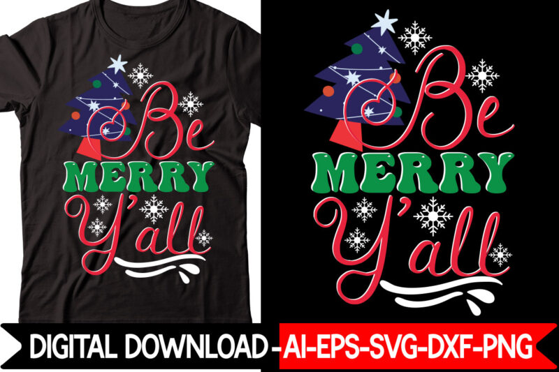 Be Merry Y’all Retro design Christmas SVG Bundle, Winter Svg, Funny Christmas Svg, Winter Quotes Svg, Winter Sayings Svg, Holiday Svg, Christmas Sayings Quotes Christmas Bundle Svg, Christmas Quote Svg,