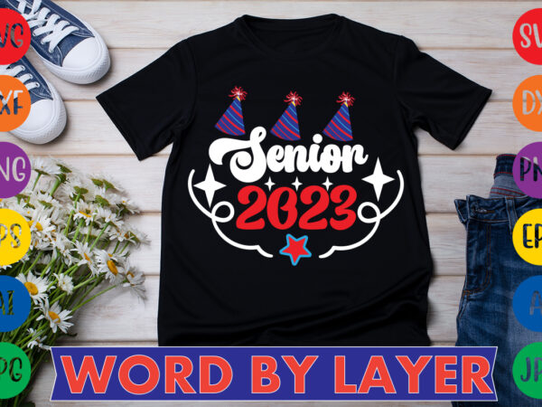Senior 2023 t-shirt design