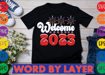 Welcome 2023 T-shirt Design