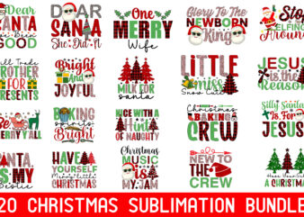 Christmas Sublimation PNG Bundle t shirt vector file