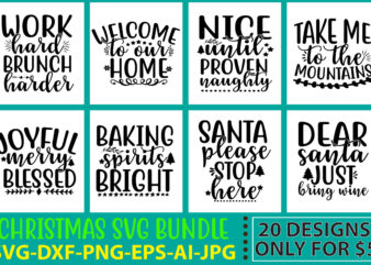 Christmas SVG bundle