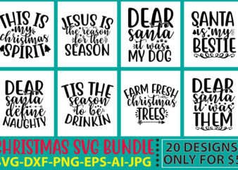 Christmas SVG bundle