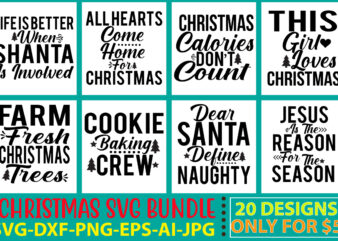 Christmas SVG bundle