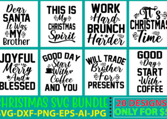 Christmas SVG bundle t shirt vector file