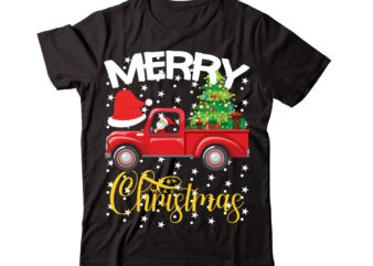 Merry christmas vector t-shirt design