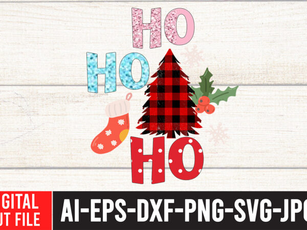 Santa Ho Ho Ho Png, Ho Ho Ho Png, Merry Christmas, Santa Png, Santa Claus  Png, Gift Png, Western png, Sublimation Png, Digital Download