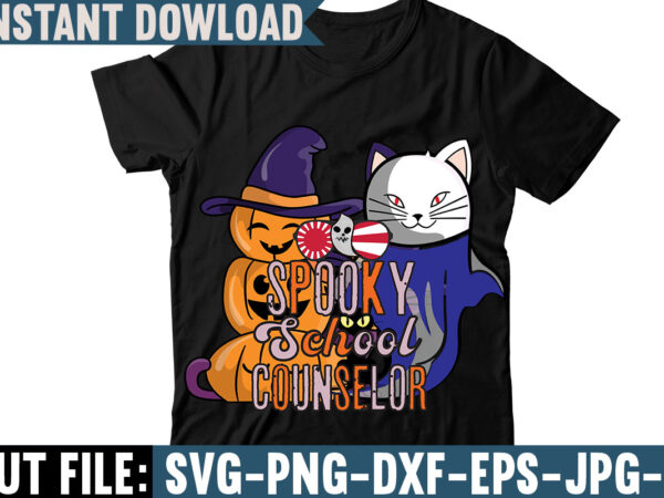 Spooky school counselor t-shirt design,svgs,quotes-and-sayings,food-drink,print-cut,mini-bundles,on-sale,halloween svg design, halloween svgs, svg halloween designs, free halloween cricut designs, free witch svg, 2020 is boo sheet svg, free cricut halloween designs, halloween ghost
