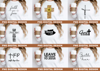 Christian Faith Jesus PNG Sublimation Design