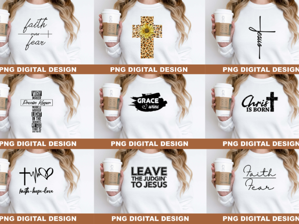 Christian faith jesus png sublimation design