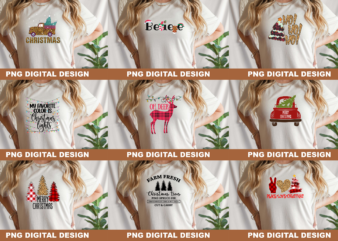 Merry Christmas Believe PNG Sublimation Design