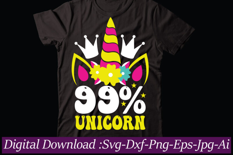 99% Unicorn svg cut file,Unicorn Svg, Unicorn Split Monogram, Unicorn Birthday Svg, Unicorn Monogram, Unicorn Clipart, Unicorn shirt svg, Unicorn Png Svg cut files UNICORN BUNDLE SVG, Png, Dxf, Eps,