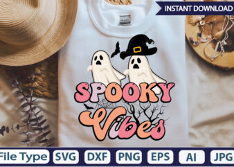 Spooky Vibes Sublimation Design