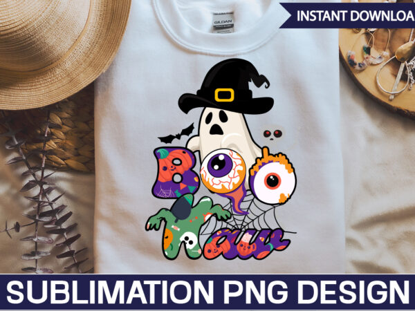 Boo haw sublimation png design
