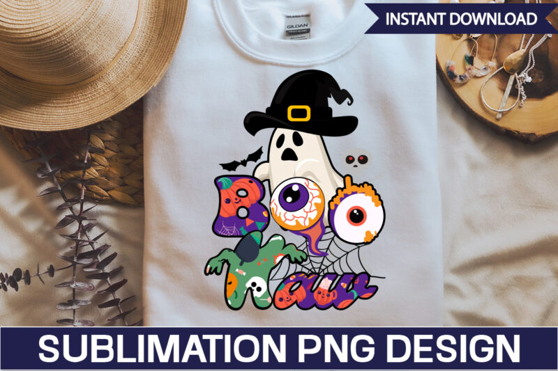 Boo Haw Sublimation PNG Design