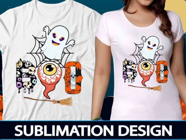 Boo sublimation png design