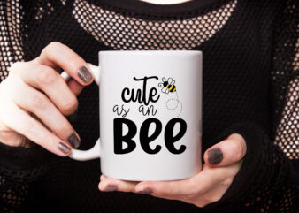 Cute As An Bee t shirt vector file