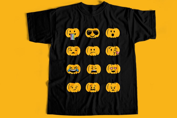 50 Best Selling Halloween T-Shirt Design Bundle For Commercial Use