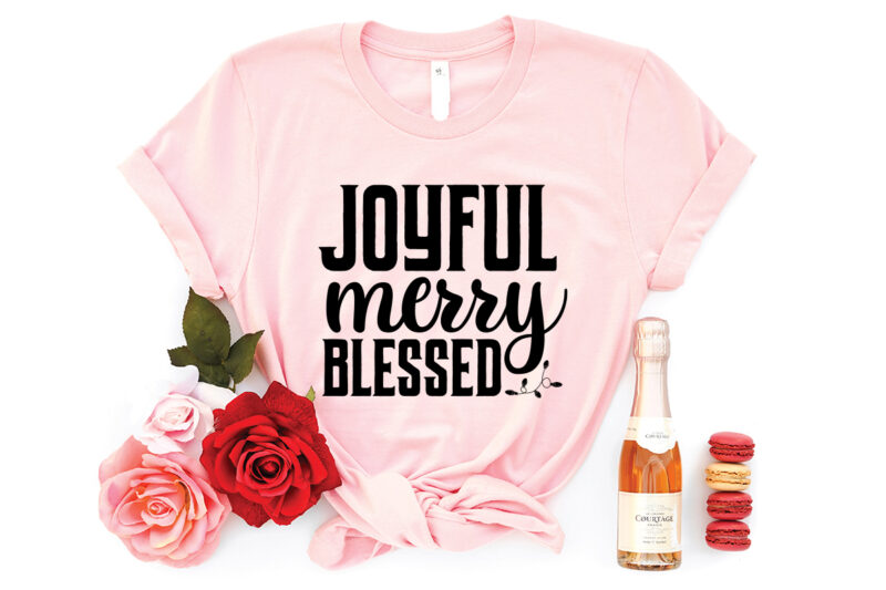 Joyful merry blessed SVG T-shirt