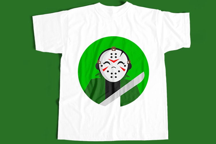 50 Best Selling Halloween T-Shirt Design Bundle For Commercial Use