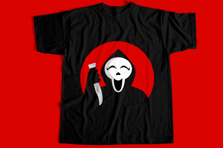 50 Best Selling Halloween T-Shirt Design Bundle For Commercial Use