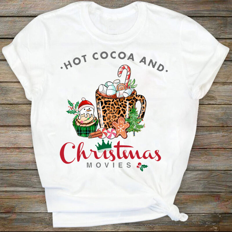 Hot cocoa and Christmas movies svg , Christmas SVG
