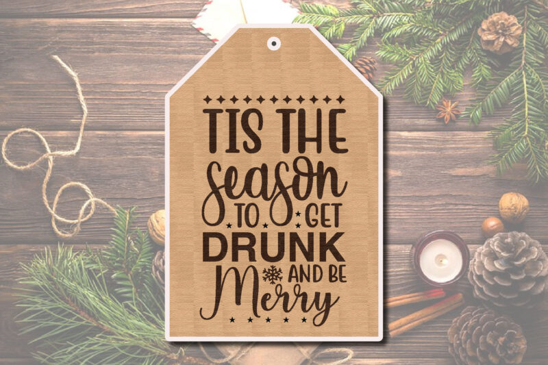 Christmas Gift Tag Laser Cut Bundle