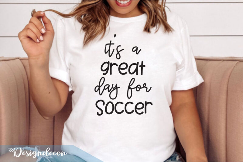 Soccer mom phrase lettering svg t shirt designs bundle vol.1