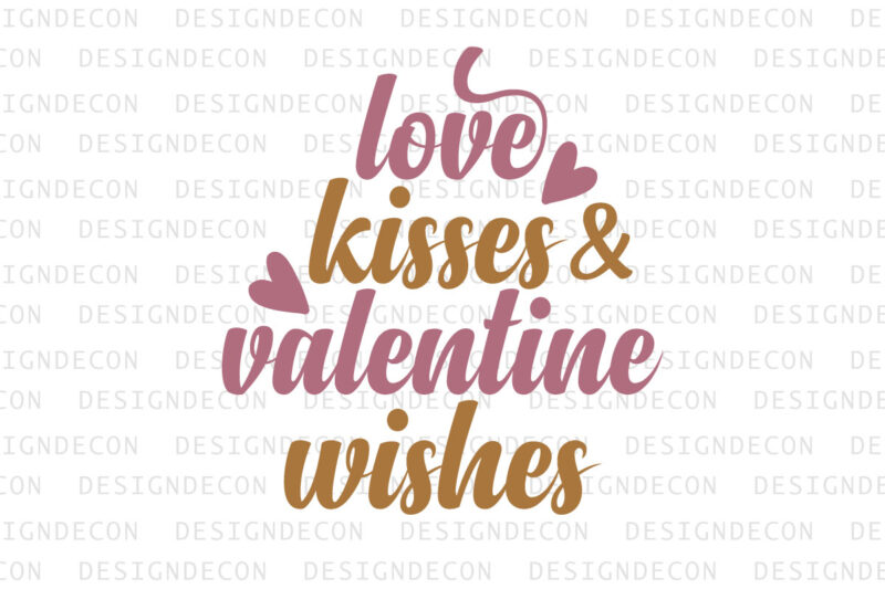 happy valentine’s day xoxo quote svg t-shirt designs bundle vol.2