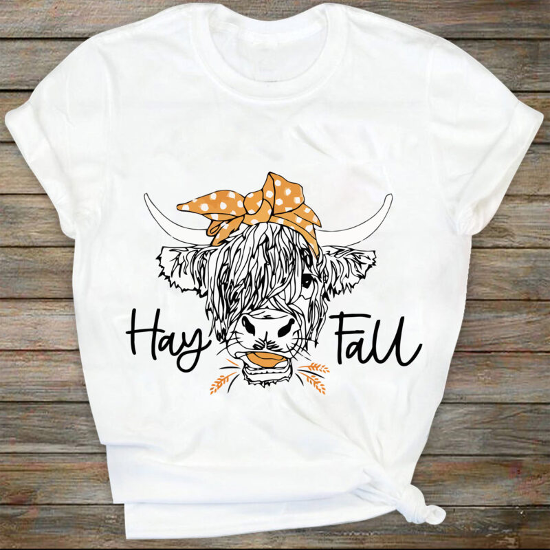 Hay Fall Cow Svg file, Svg Files For Cricut, 24oz Venti Cold Cup Design, EPS file, svg file, JPG file Download